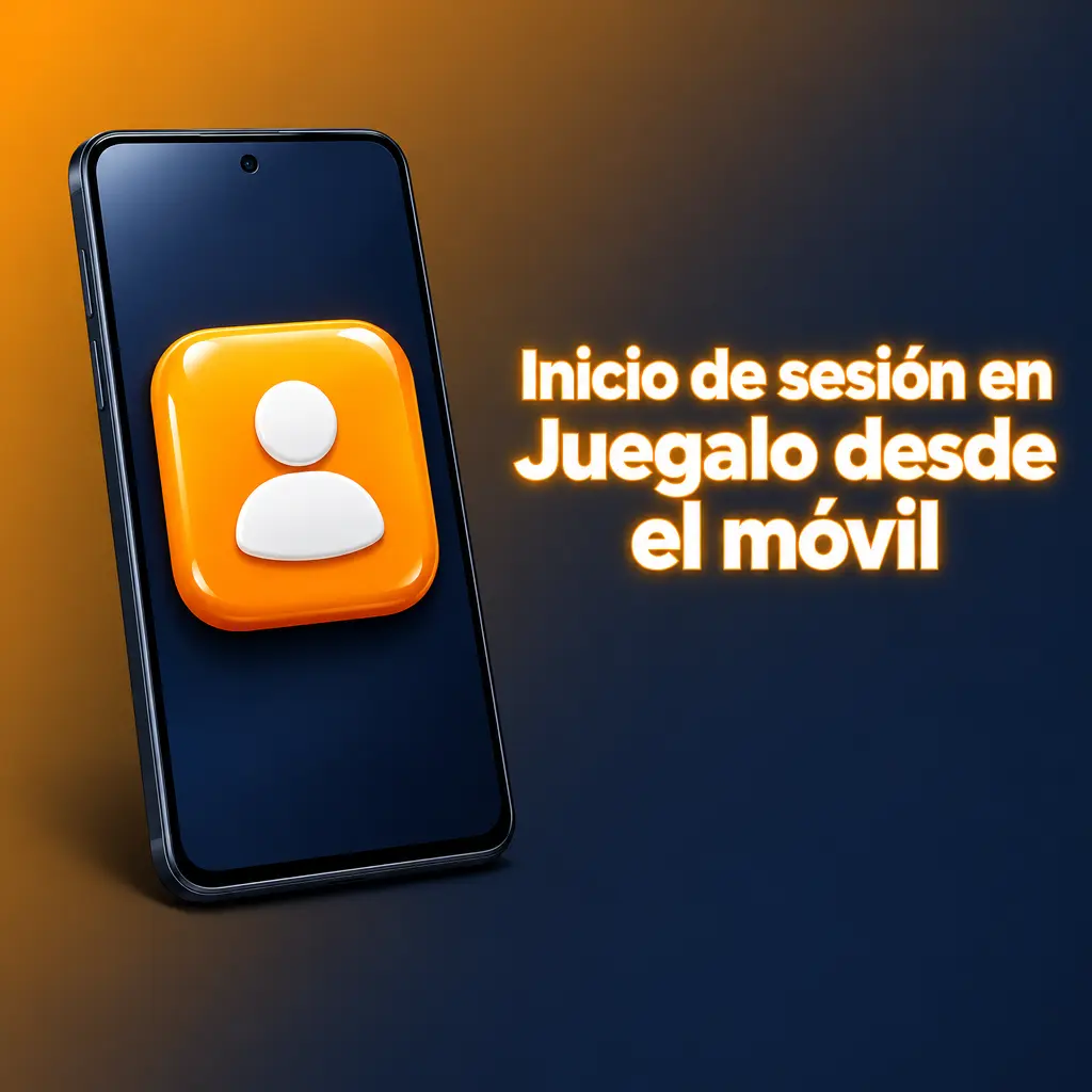 Persona iniciando sesión desde un teléfono móvil