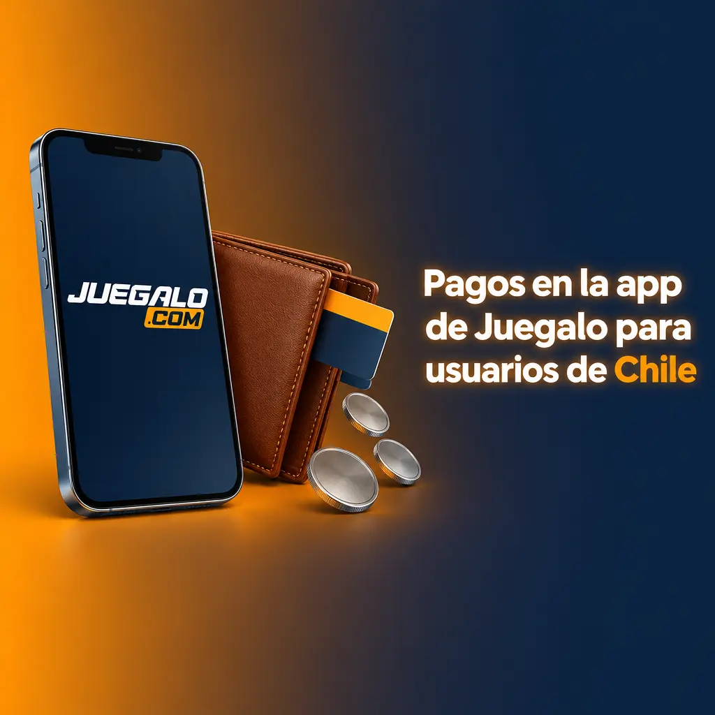 Métodos de pago disponibles en la app de Juegalo para usuarios de Chile