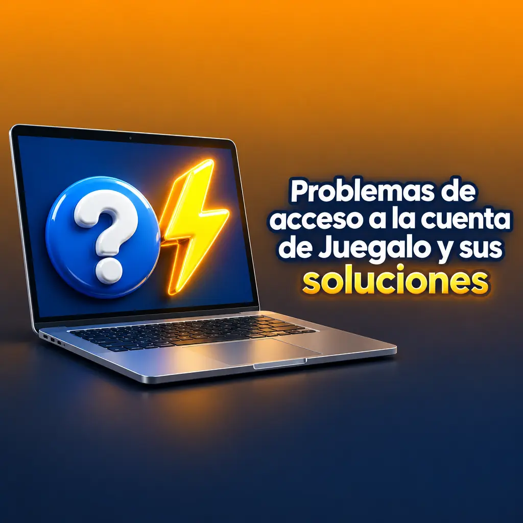 Usuario con dificultades para iniciar sesión en su cuenta de Juegalo